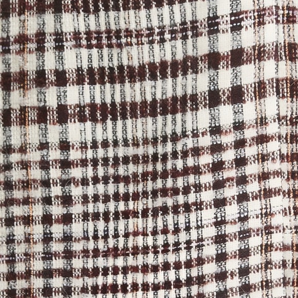 ❤️🔥NEW❤️🔥 SHUSHU/TONG Brown Check Minidress - Picture 12 of 14